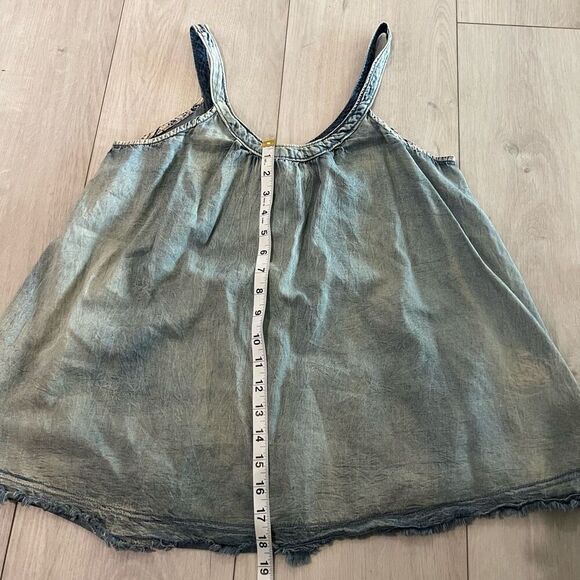 Anthropologie Pilcro Sleeveless Chambray Tank Top size s - Picture 2 of 8